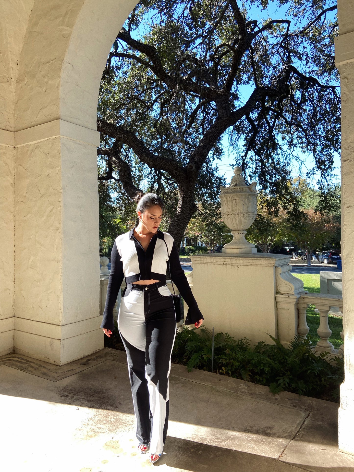 Black And White Luxe sweater