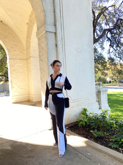 Black And White Luxe sweater